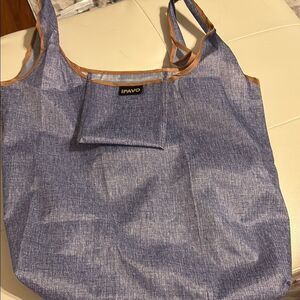 Blue Reusable Shopping Bags Set of THREE